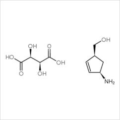 (1S-cis)-4-氨基-2-環(huán)戊烯基-1-甲醇 D-酒石酸鹽/229177-52-0 