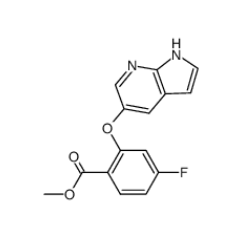 2-[(1H-吡咯并[2,3-b]吡啶-5-基)氧基]-4-氟苯甲酸甲酯 |1235865-75-4 
