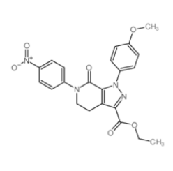 4,5,6,7-四氫-1-(4-甲氧基苯基)-6-(4-硝基苯基)-7-氧代-1H-吡唑并[3,4-c]吡啶-3-羧酸乙酯 