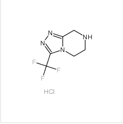 3-三氟甲基-5,6,7,8-四氫-1,2,4-三唑并[4,3-a]吡嗪鹽酸鹽|762240-92-6 