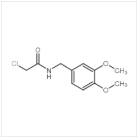 乙酰胺,2-氯-N-((3,4-二甲氧苯基)甲基)-|65836-72-8 