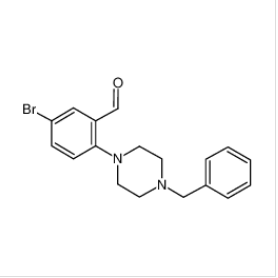 2-(4-芐基-1-哌嗪)-5-溴-苯甲醛|883512-03-6 