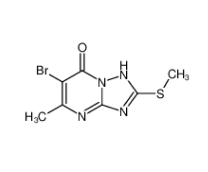 6-溴-5-甲基-2-甲基磺?；?[1,2,4]噻唑并[1,5-a]嘧啶-7-醇|104690-49-5 