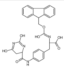 N-[芴甲氧羰基]-4-[[[(4S)-六氫-2,6-二氧代-4-嘧啶基]羰基]氨基]-L-苯丙氨酸|1253282-31-3 