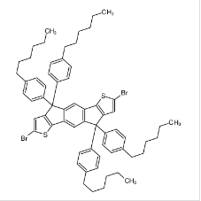 4,4,9,9-四(4-己基苯基)-2,7-二溴-引達省并二噻吩|1049034-71-0 