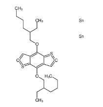 (4,8-雙((2-乙基己基)氧基)苯并[1,2-b:4,5-b]二噻吩-2,6-二基)雙(三甲基錫)|1160823-78-8 