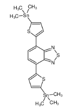 4,7-雙(2-三甲基硅烷基噻吩-5-基)-2,1,3-苯并噻二唑|1025451-57-3 