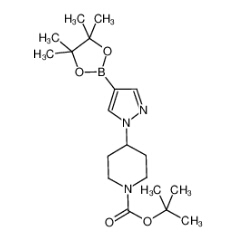 4-[4-(4,4,5,5-四甲基-1,3,2-二氧雜環(huán)戊硼烷-2-基)-1H-吡唑-1-基]哌啶-1-甲酸叔丁酯/877399-74-1 
