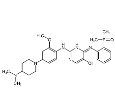 5-氯-N2-[4-[4-(二甲基氨基)-1-哌啶基]-2-甲氧基苯基]-N4-[2-(二甲基亞膦酰)苯基]-2,4-嘧啶二胺/1197958-12-5 