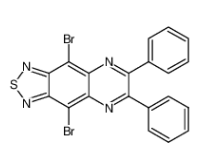 4,9-二溴-6,7-二苯基-苯并[C][1,2,5]噻二唑并[3,4-G]喹喔啉|1262727-09-2 