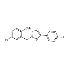 2-(2-甲基-5-溴芐基)-5-(4-氟苯)噻吩|1030825-20-7 