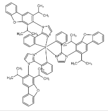 三[1-(2,4-二異丙基二苯并[b,d]呋喃-3-基)-2-苯基咪唑]合銥|1331833-06-7 