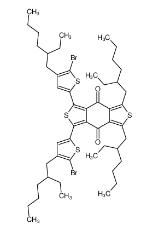 1,3-雙[(5-溴-4-(2-乙基己基)噻吩-2-基]-5,7--雙(2-乙基己基)苯并[1,2-C:4,5-C']二噻吩-4,8-二酮|1439937-07-1 