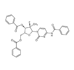 (2'R)-N-苯甲?；?2'-脫氧-2'-氟-2'-甲基胞苷 3',5'-二苯甲酸酯 |817204-32-3 