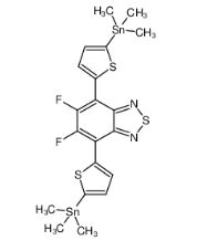 5,6-二氟-4,7-雙(5-三甲基錫基噻吩-2-基)苯并[c][1,2,5]噻二唑|1421762-30-2 