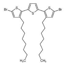 IN1500, 5,5''-二溴-3,3''-二辛基-2,2':5',2''-三聯(lián)噻吩|185350-30-5 