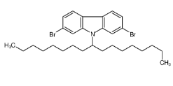 2,7-二溴-9-(1-辛基壬基)-9H-咔唑|955964-73-5 