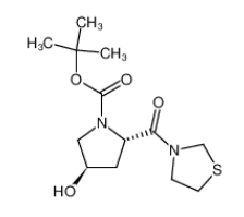 3-[(2S，4R)-1-叔丁氧羰基-4-羥基-2-吡咯 烷羰基]-1，3-噻唑烷|401564-30-5 