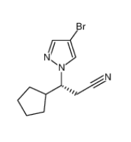 (R)-3-(4-溴-1H-吡唑-1-基)-3-環(huán)戊基丙腈|1146629-83-5 