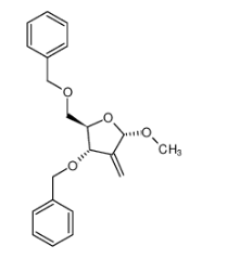 3,5-二-O-芐基-2-亞甲基-α-D-呋喃核糖苷甲酯|1394848-32-8 