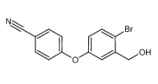 4-[4-溴-3-(羥基甲基)苯氧基]苯甲腈|906673-45-8	 