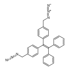 4,4'-(2,2-二苯基乙烯-1,1-二基)雙((疊氮基甲基)苯)	|2050905-38-7	 