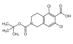 N-Boc-5,7-二氯-1,2,3,4-四氫異喹啉-6-羧酸|851784-82-2 