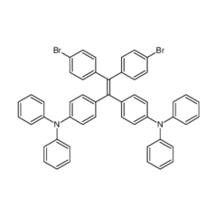 	4,4'-(2,2-雙(4-溴苯基)乙烯-1,1-二基)雙(N,N-二苯基苯胺)|1637286-30-6	 