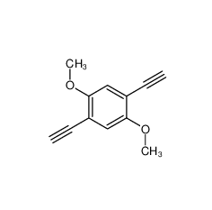 1,4-二乙炔基-2,5-二甲氧基苯|74029-40-6	 