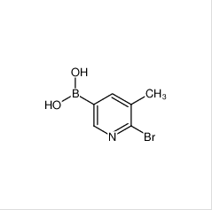 2-溴-3-甲基吡啶-5-硼酸	|1003043-34-2	 