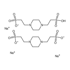 哌嗪-N,N'-二(2-乙磺酸)倍半鈉鹽	|100037-69-2	 