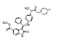 ACME16050（(3Z)-1H-吲哚5-羧酸-2,3-二氫-3-[[[4-[甲基[(4-甲基-1-哌嗪基)乙?；鵠氨基]苯基]氨基]苯基亞甲基]-2-氧代甲酯） 
