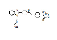 ACME16076（2-[4-(2-(4-(1-(2-乙氧乙基)-1H-苯并咪唑-2-基)-1-氧基哌啶-1-基)乙基)苯基]-2-甲基丙酸） 