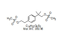 ACME16080（2-[ 4（2-甲基磺酸氧基-乙基）苯基] - 2-甲基-甲磺酸丙基酯） 