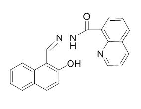 ACME16087|(Z)-N'-((2-hydroxynaphthalen-1-yl)methylene)quinoline-8-carbohydrazide 