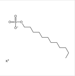 月桂基硫酸酯鉀鹽|4706-78-9 
