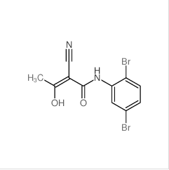 (2Z)-2-氰基-N-(2,5-二溴苯基)-3-羥基-2-丁烯酰胺| 244240-24-2 