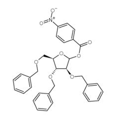 2,3,5-三-O-芐基-D-阿拉伯呋喃糖-1-(4-硝基苯甲酸酯)|52522-49-3 