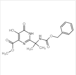 2-(2-(芐氧基羰基氨基)丙-2-基)-5-羥基-6-氧代-1,6-二氫嘧啶-4-甲酸甲酯|519032-08-7 