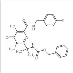[1-[4-[[(4-氟芐基)氨基]羰基]-5-羥基-1-甲基-6-氧代-1,6-二氫嘧啶-2-基]-1-甲基乙基]氨基甲酸芐酯|518048-02-7 