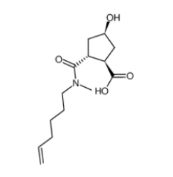 (1R,2R,4R)-2-[(5-己烯-1-基甲基氨基)羰基]-4-羥基環(huán)戊烷羧酸|922727-92-2 