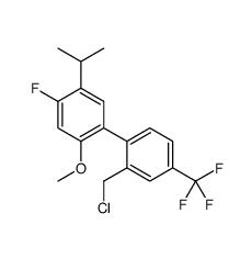 2’-(氯甲基)-4-氟-5-異丙基-2-甲氧基-4’-(三氟甲基)-1,1’-二苯|875551-28-3 