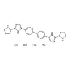 5,5'-[1,1'-聯(lián)苯]-4,4'-二基雙[2-(2S)-2-吡咯烷基-1H-咪唑]四鹽酸鹽|1009119-83-8 