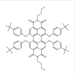 N,N-二丁基-5,6,12,13-四(4-叔丁基苯氧基)-3,4,9,10-苝二酰亞胺| 335654-34-7 