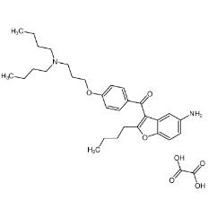 (5-氨基-2-丁基-3-苯并呋喃基)[4-[3-(二丁基氨基)丙氧基]苯基]甲酮二草酸鹽|500791-70-8 