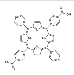 Benzoic acid, 4,?4'-?(10,?20-?di-?4-?pyridinyl-?21H,?23H-?porphine-?5,?15-?diyl)?bis- |1628065-30-4 