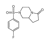 2-[(4-氟苯基)磺?；鵠六氫吡咯并[1,2-a]吡嗪-6(2H)-酮|272786-64-8 