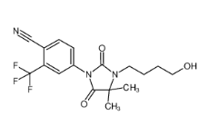 4-[3-(4-羥基丁基)-4,4-二甲基-2,5-二氧代-1-咪唑烷基]-2-(三氟甲基)苯腈|154992-24-2 