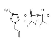 1-烯丙基-3-甲基咪唑雙三氟甲磺酰亞胺鹽|655249-87-9 