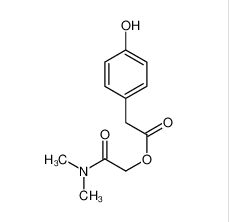 2-(二甲基氨基)-2-氧代乙基 2-(4-羥基苯基)乙酸酯|59721-16-3 